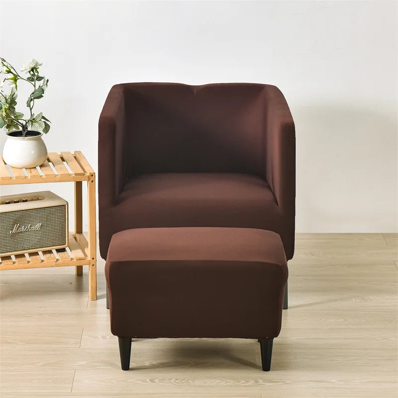 Housse pour fauteuil IKEA EKERÖ chocolat