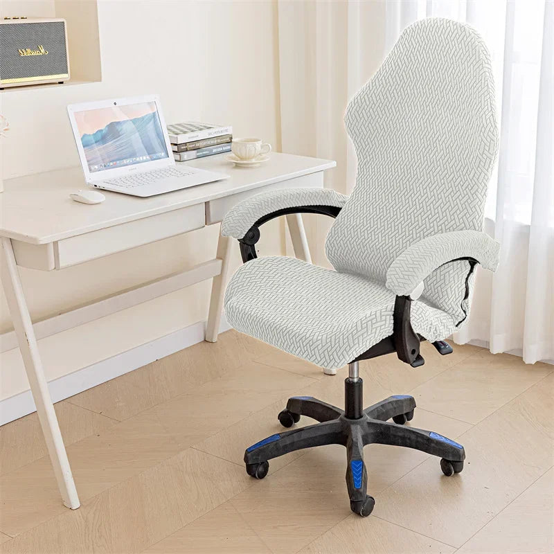 Housses de chaise de bureau ivoire