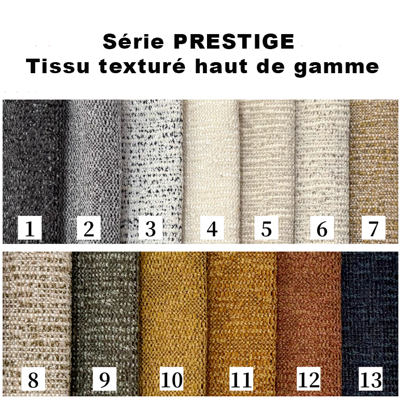 tissu haut de gamme prestige