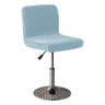 housse de chaise de bar pur velours bleue ciel