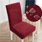 Housse de chaise imperméable hibiscus bordeaux