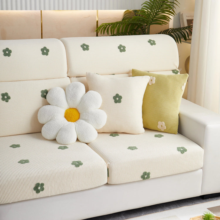 Housse de coussin de canapé extensible floral Casaharmony