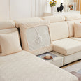 housse pour coussin de canapé extensibles beige