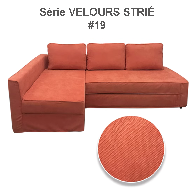 Ikea friheten velourve velvers cabrioly sofa -afdekking