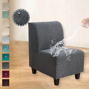 Hoes voor haardstoel, loveseat, lage fauteuil zonder armleuningen hibiscus waterdicht