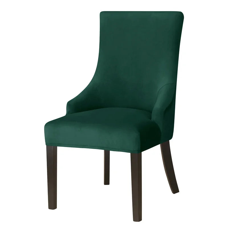 Housse de chaise windsor capitonné vert