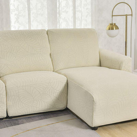 housse méridienne de canapé relax beige