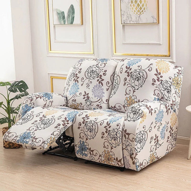 housse pour canapé relax inclinable 2 places imprimé 4