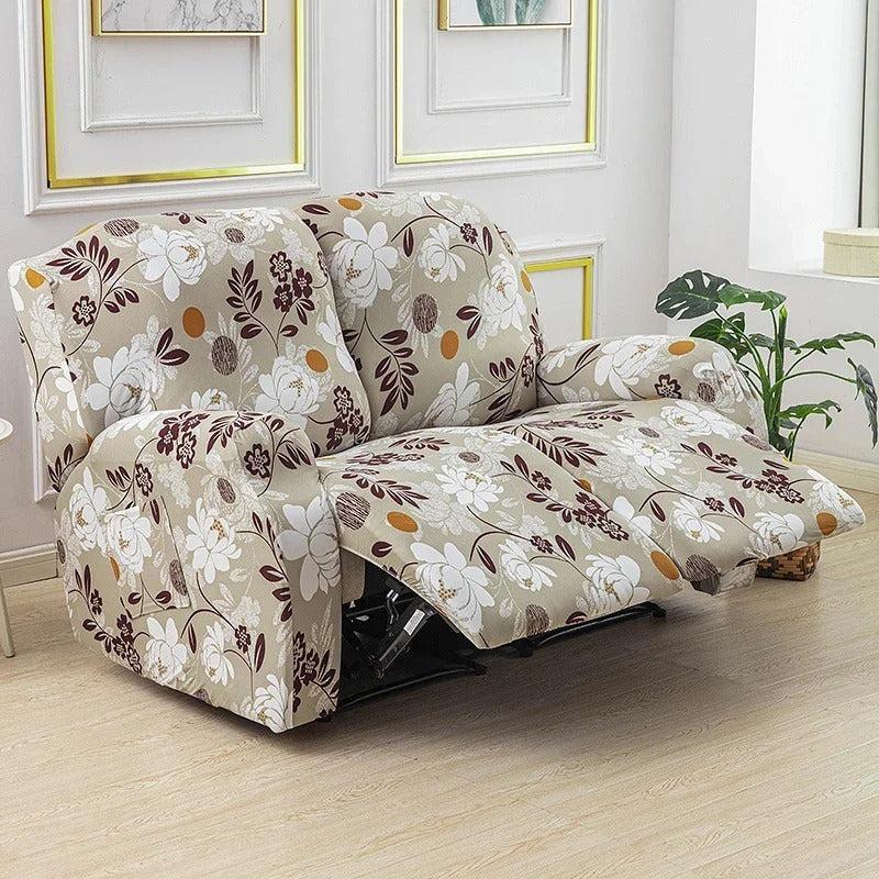 housse pour canapé relax inclinable 2 places imprimé 8