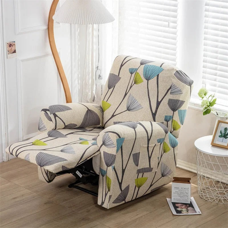 housse pour fauteuil relax inclinable motif imprimé 8