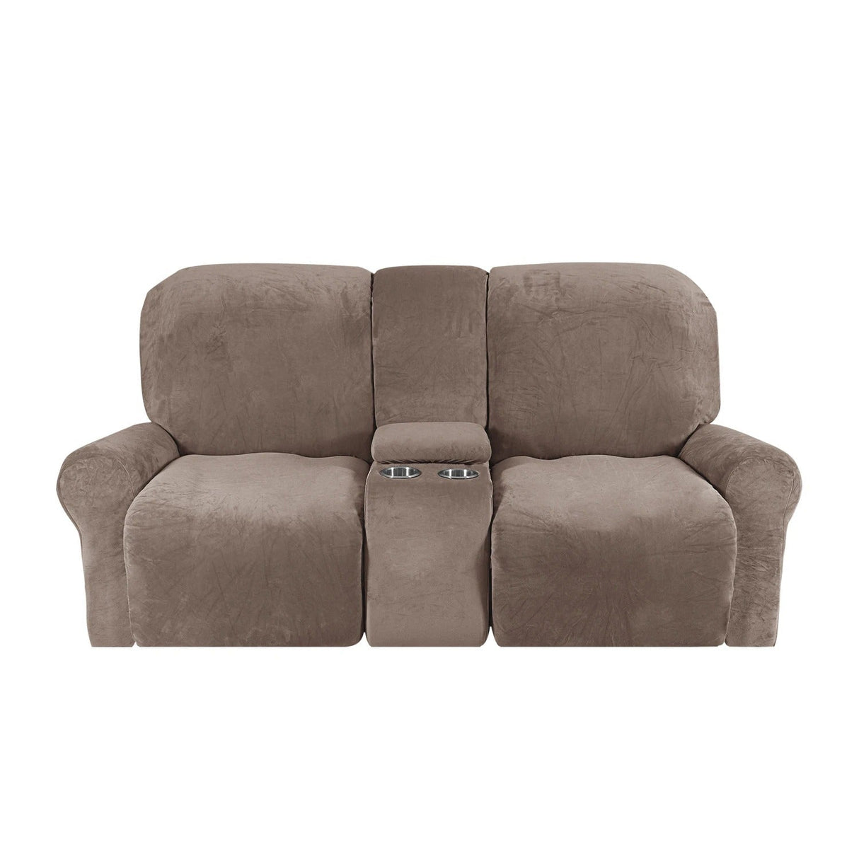 housses pour canapé relax 2 places Casaharmony khaki