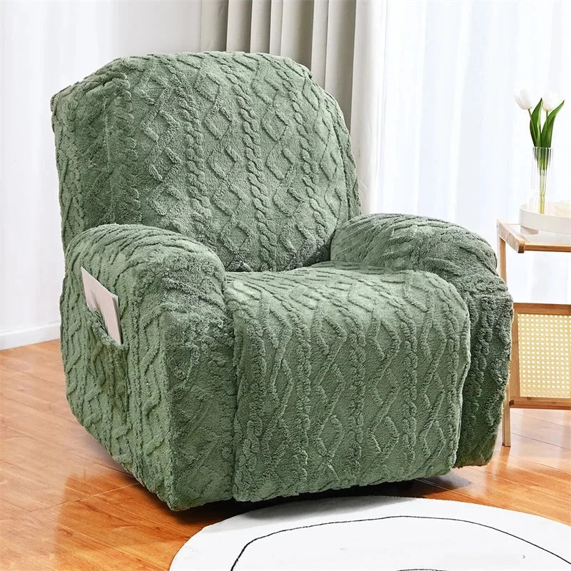 housse pour fauteuil relax d'hiver Casaharmony vert matcha