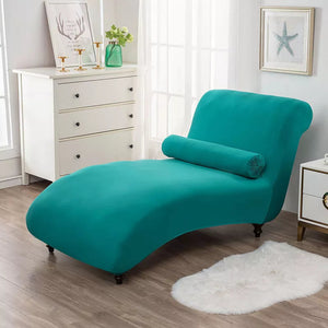 Hoes voor rekbare lycra chaise longue en chaise longue