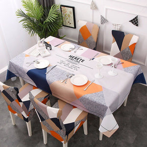 Waterdichte tafelkleed- en stoelhoes en bijpassende 14 designs