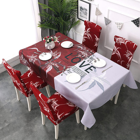 Nappe de table imperméable et Housse de chaise et assortie